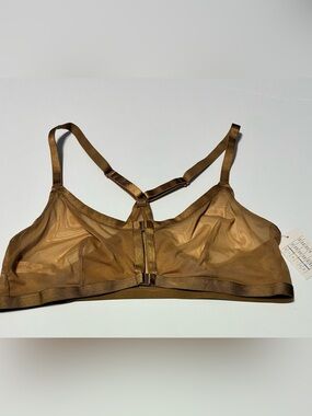 Auden Sheer Mesh Racerback Bralette XL NWT